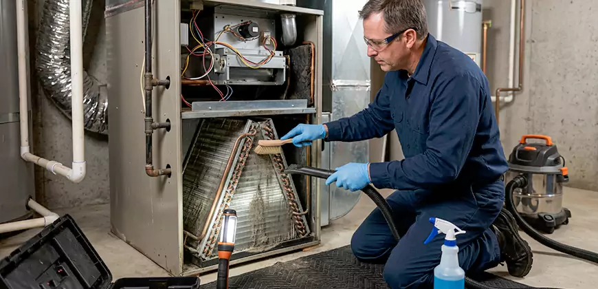 Furnace Coil Cleaning in Estero