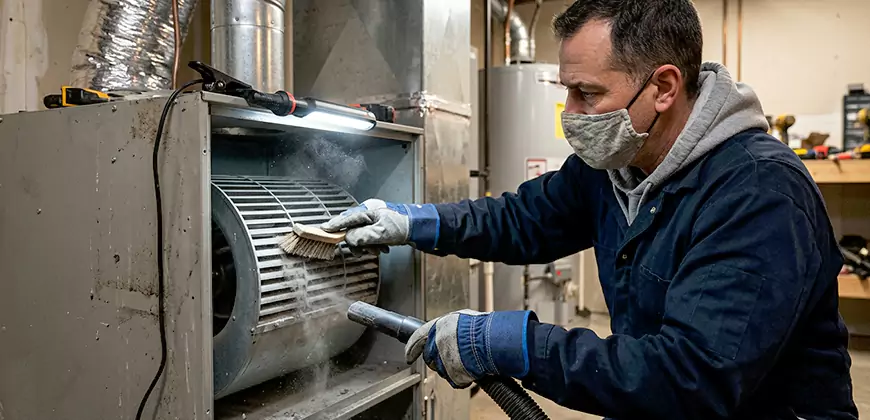HVAC Blower Compartment Cleaning in Estero